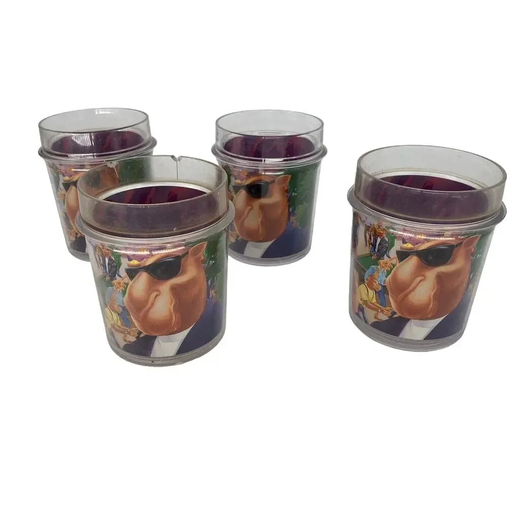 Vintage Joe Camel Joe’s Place Cups Set 4